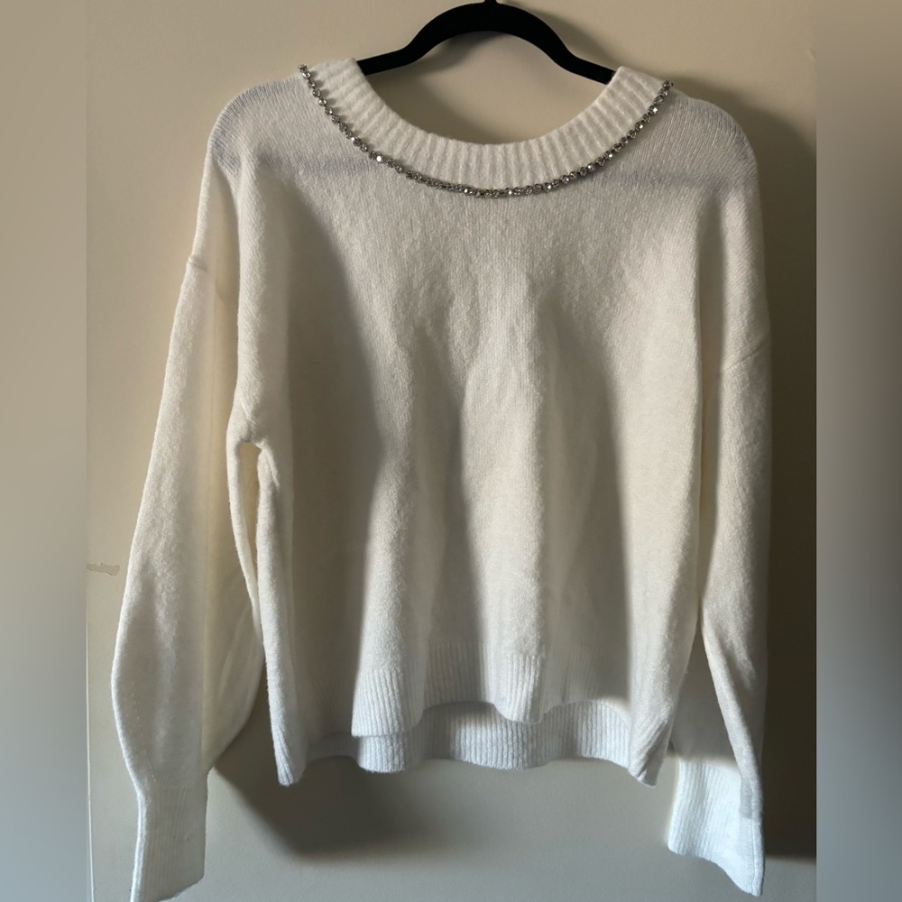 Express off white sweater